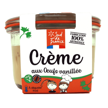 Crème aux œufs vanillée 120g