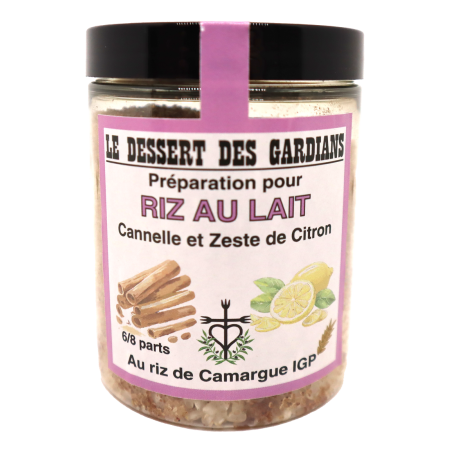 Riz au lait cannelle et zeste de citron 210g