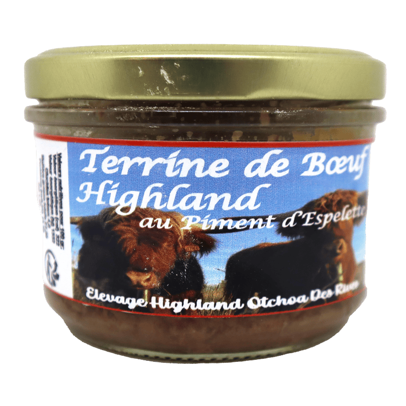 Terrine Bœuf au Piment d'Espelette 190g