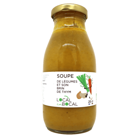Soupe de légumes et son brin de thym