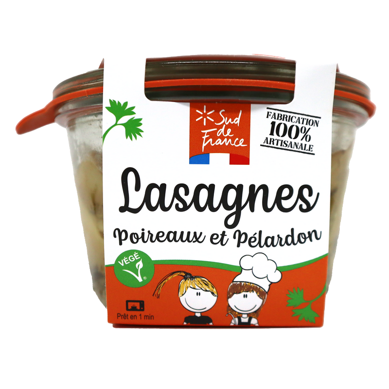 Lasagnes au poireau et chèvre fermier 230g