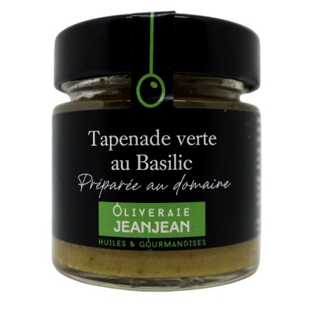 Tapenade verte au Basilic 100g | Mas des agriculteurs