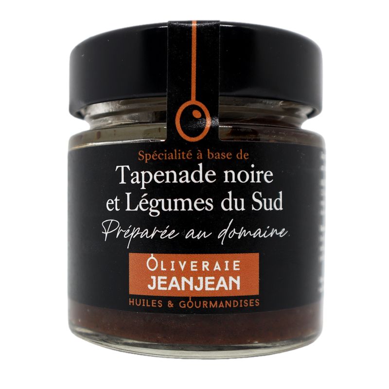 Tapenade noire et légumes du sud 100g | Mas des agriculteurs