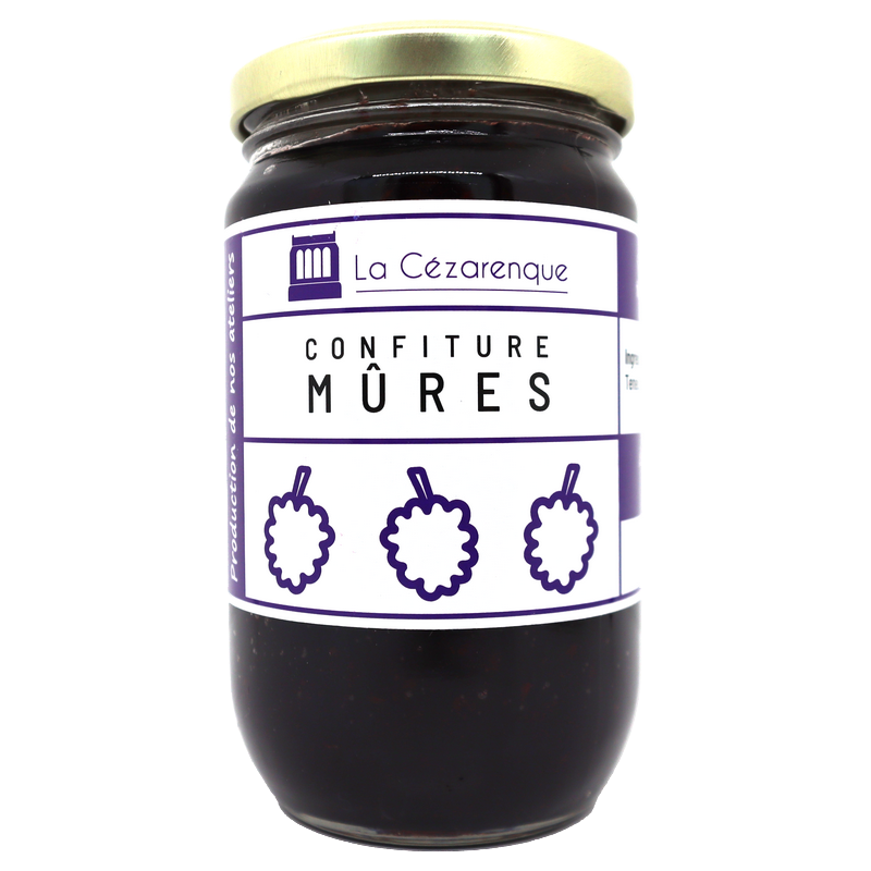 Confiture de mûres 360g | Mas des agriculteurs