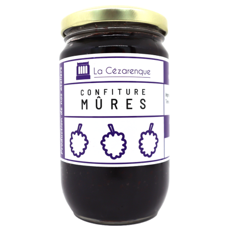 Confiture de mûres 360g | Mas des agriculteurs