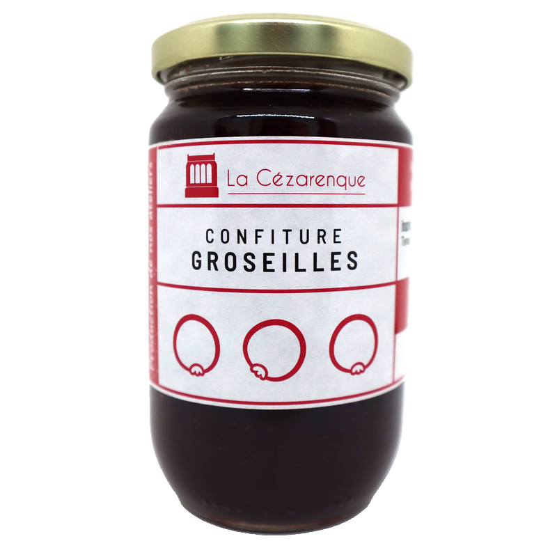Confiture de groseilles 360g | Mas des agriculteurs