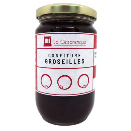 Confiture de groseilles 360g | Mas des agriculteurs