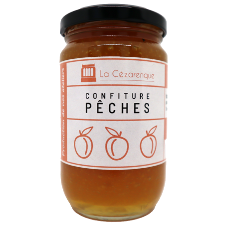 Confiture de pêches 360g | Mas des agriculteurs