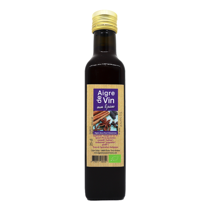 Vinaigre aux épices 25cl | Mas des agriculteurs