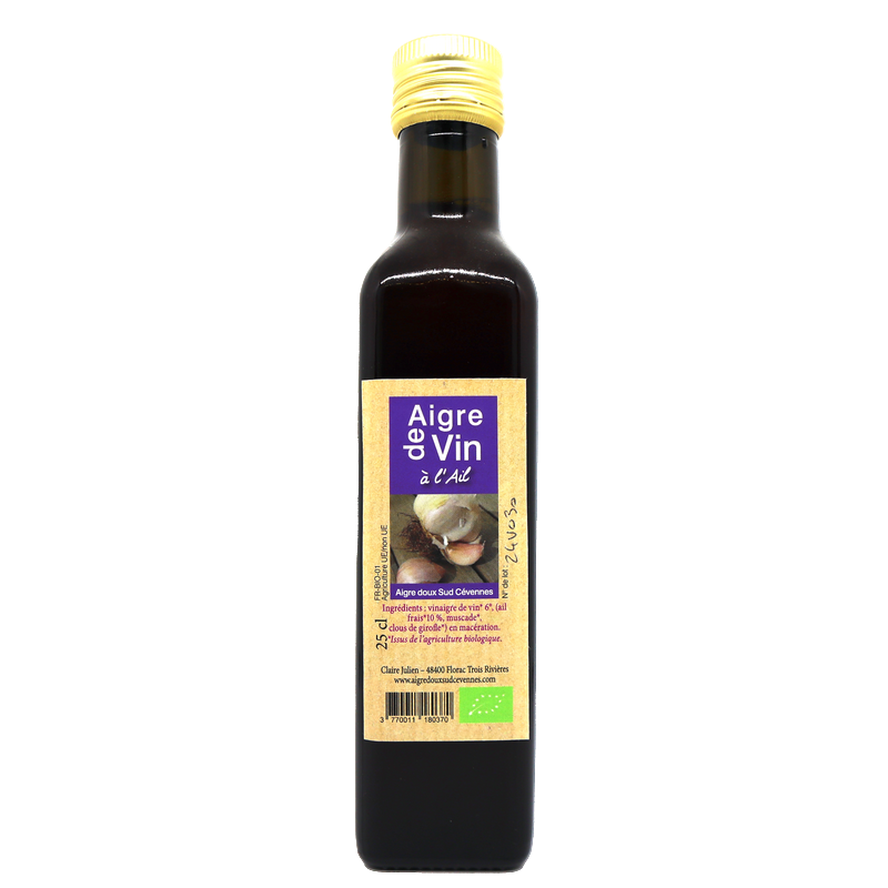 Vinaigre à l'ail 25cl | Mas des agriculteurs