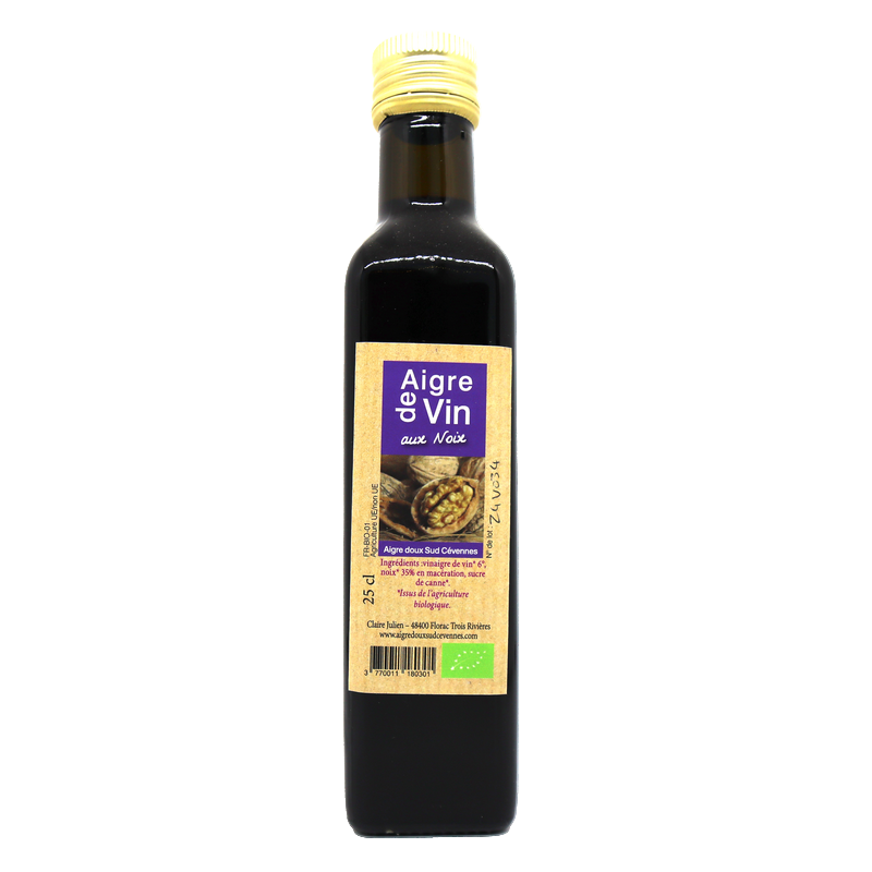 Vinaigre noix 25cl | Mas des agriculteurs