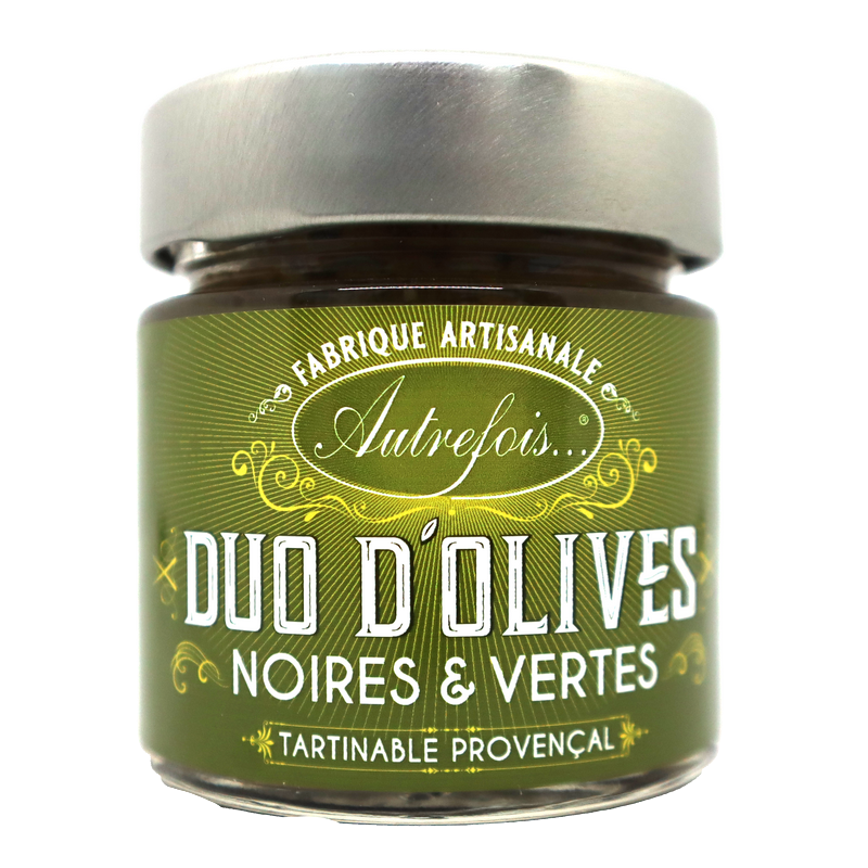 Tartinable Duo d'olives 100g | Mas des agriculteurs