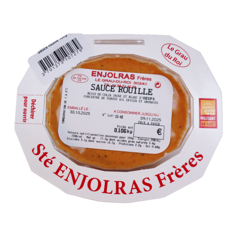 Sauce rouille 106g | Mas des agriculteurs
