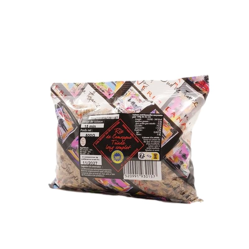 Riz Triade long complet 500g | Mas des agriculteurs