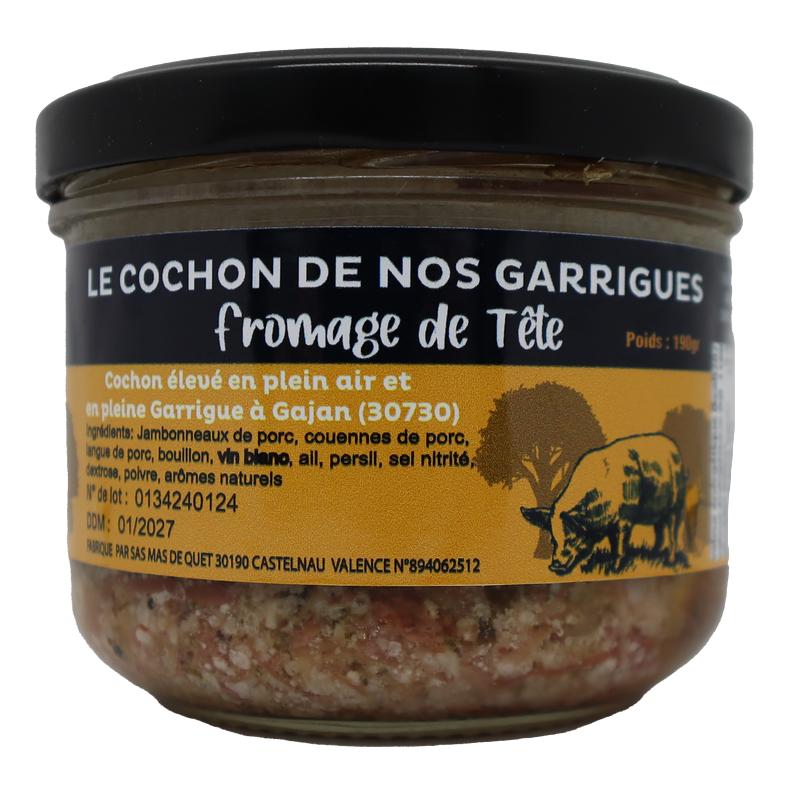 Fromage de tête 190g | Mas des agriculteurs