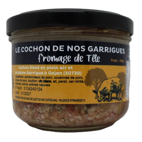 Fromage de tête 190g | Mas des agriculteurs