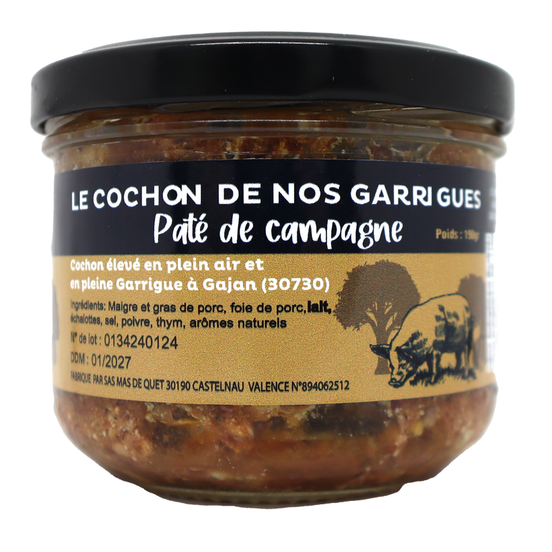 Pâté de campagne 190g | Mas des agriculteurs