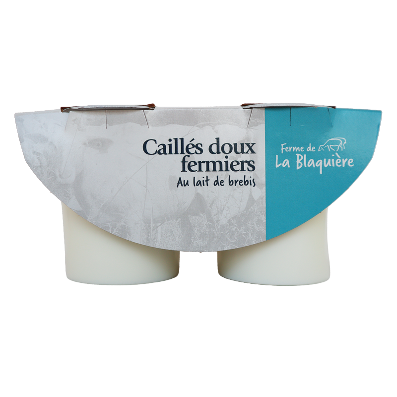 Caillés doux au lait de brebis 2x125g | Mas des agriculteurs