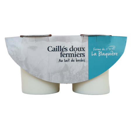 Caillés doux au lait de brebis 2x125g | Mas des agriculteurs