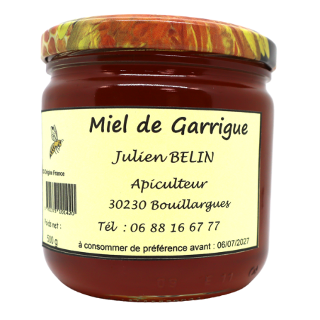 Miel de Garrigue 500g | Mas des agriculteurs