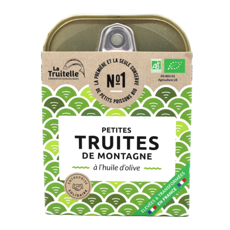 Truites de montagne à l'huile d'olive bio 100g | Mas des agriculteurs