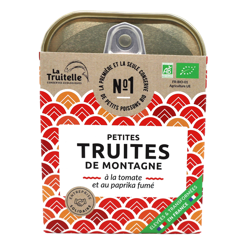 Truites de montagne à la tomate et au paprika fumé bio 100g | Mas des agriculteurs