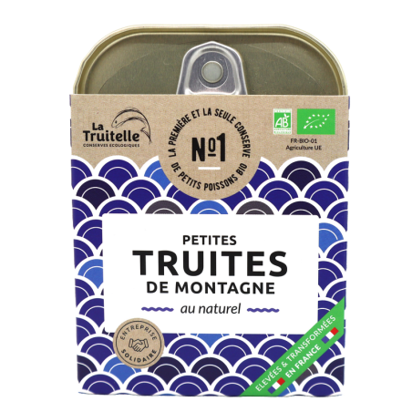 Truites de montagne au naturel bio 100g | Mas des agriculteurs