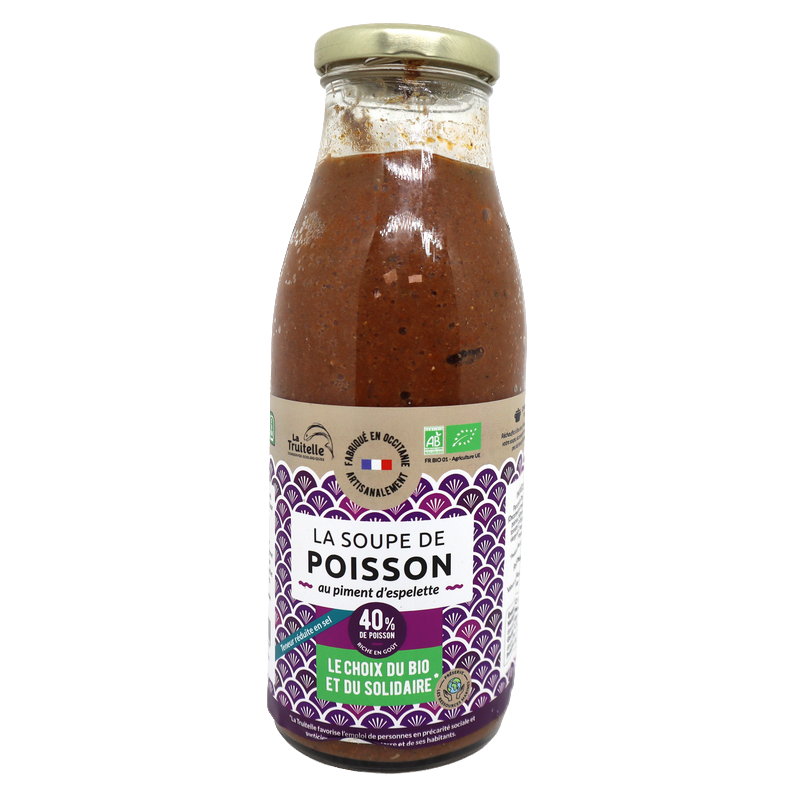 Soupe de poisson bio 500g | Mas des agriculteurs