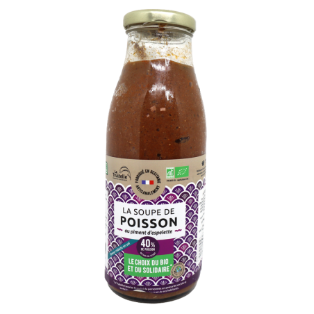 Soupe de poisson bio 500g | Mas des agriculteurs