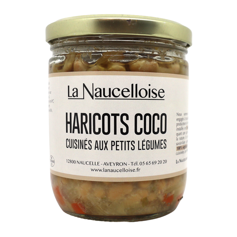 Haricot coco aux petits légumes 380g Bio | Mas des agriculteurs