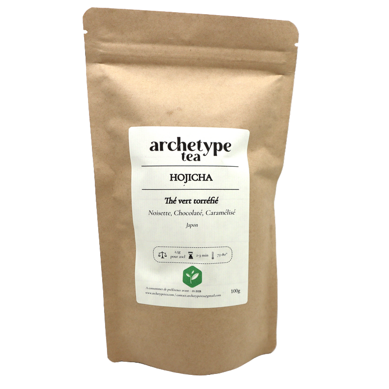 Thé vert Hojicha 100g | Mas des agriculteurs