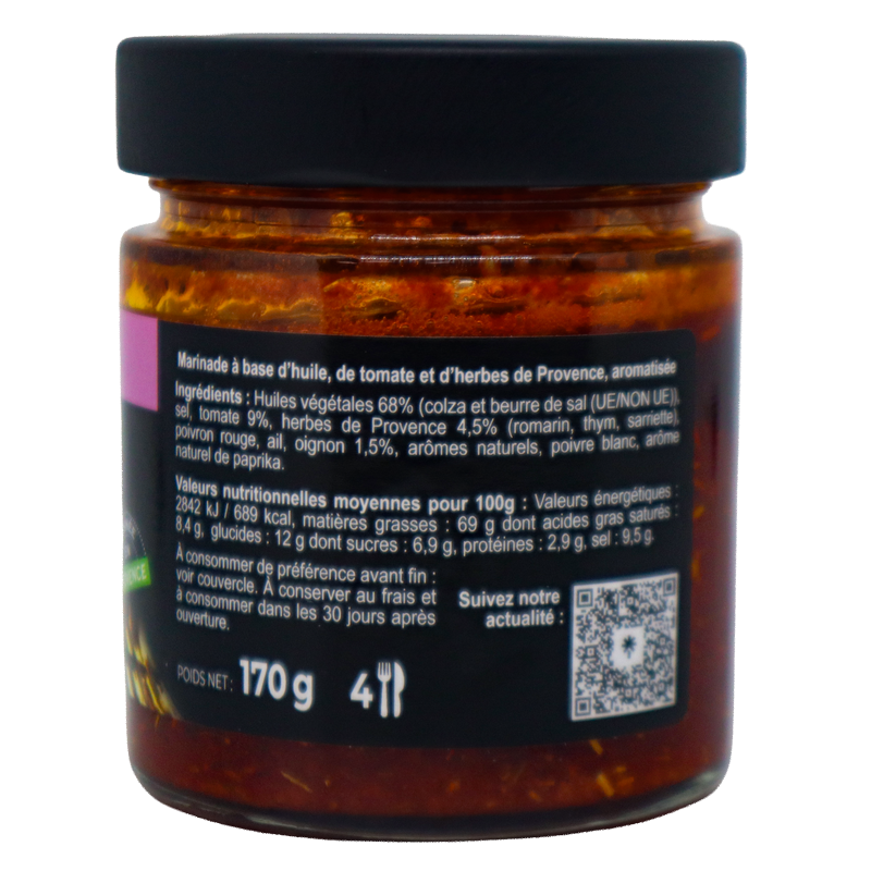 Marinade provençale 170g | Mas des agriculteurs