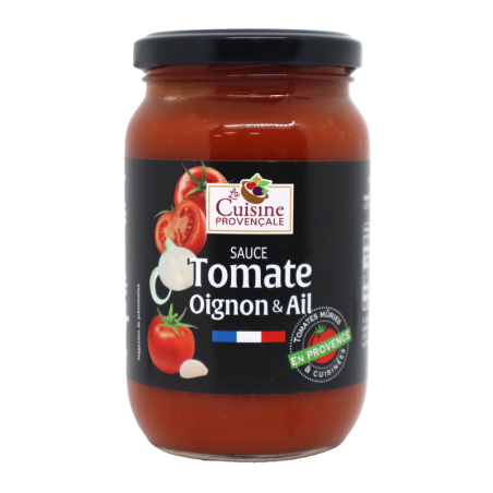 Sauce tomate oignon et ail 340g | Mas des agriculteurs