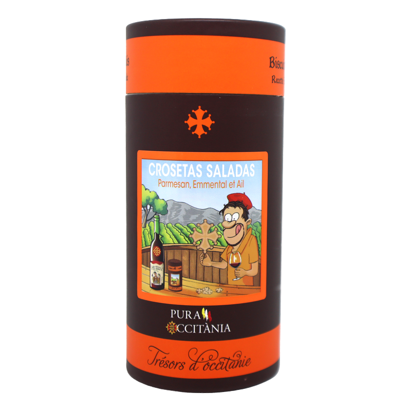 Cracks'Oc parmesan emmental 125g | Mas des agriculteurs