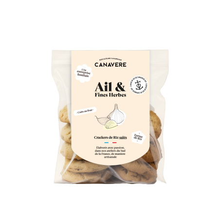 Crackers Ail & Fines herbes 100g | Mas des agriculteurs