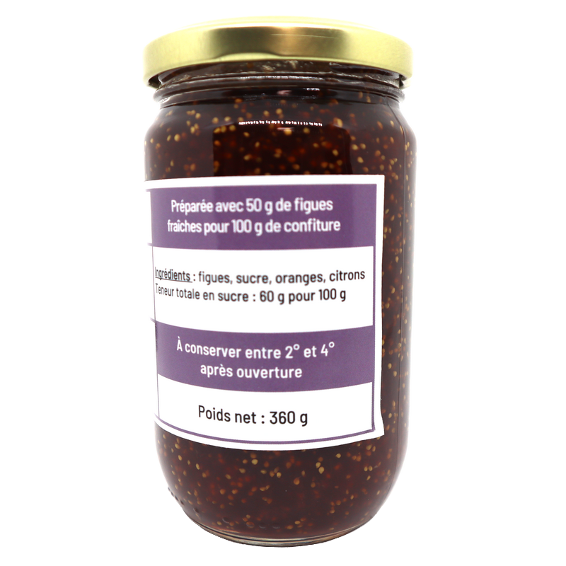 Confiture de figues 360g | Mas des agriculteurs