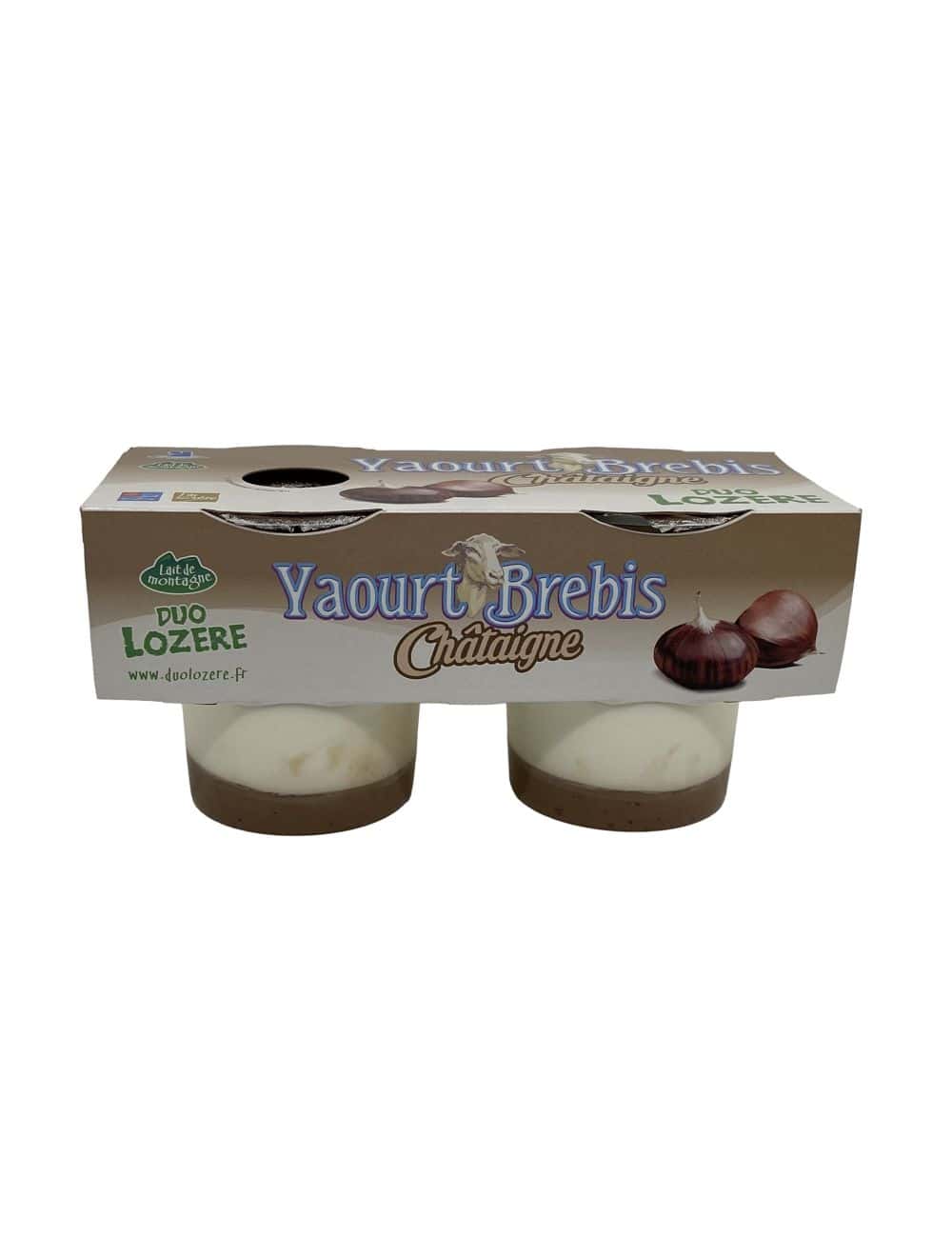 Yaourt brebis à la châtaigne 2x125g