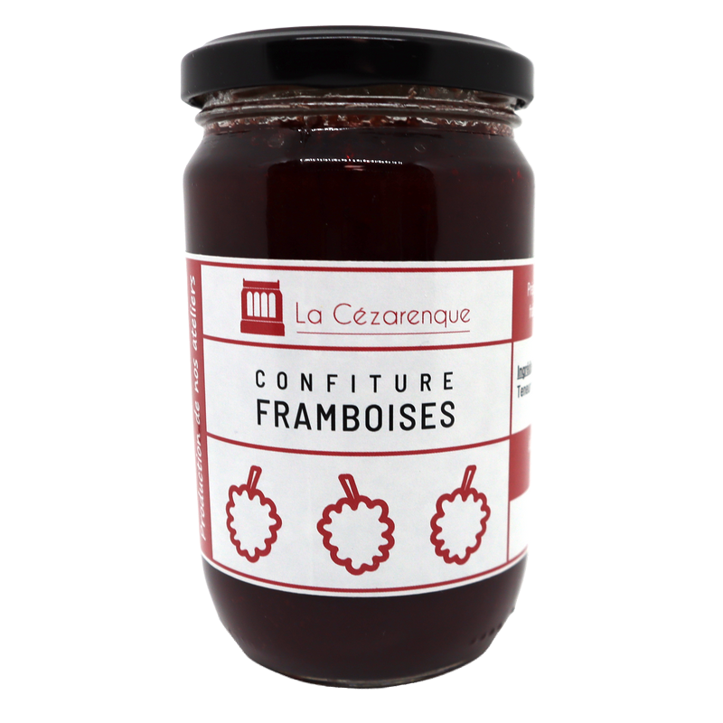 Confiture de framboises 360g | Mas des agriculteurs
