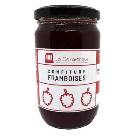 Confiture de framboises 360g | Mas des agriculteurs