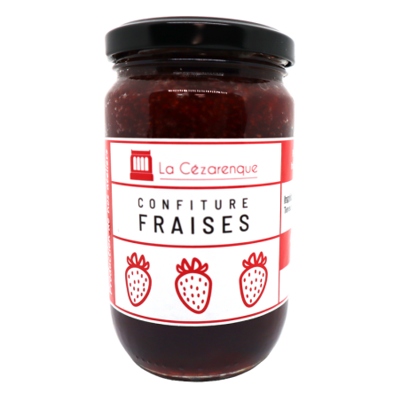 Confiture de fraises 360g | Mas des agriculteurs