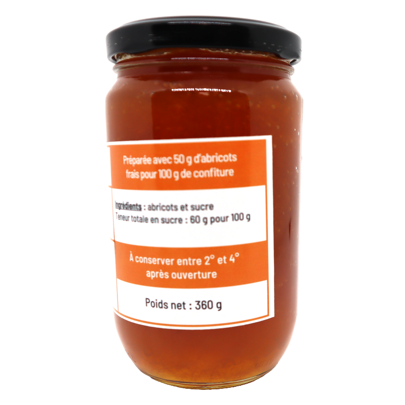 Confiture d'abricots 360g | Mas des agriculteurs