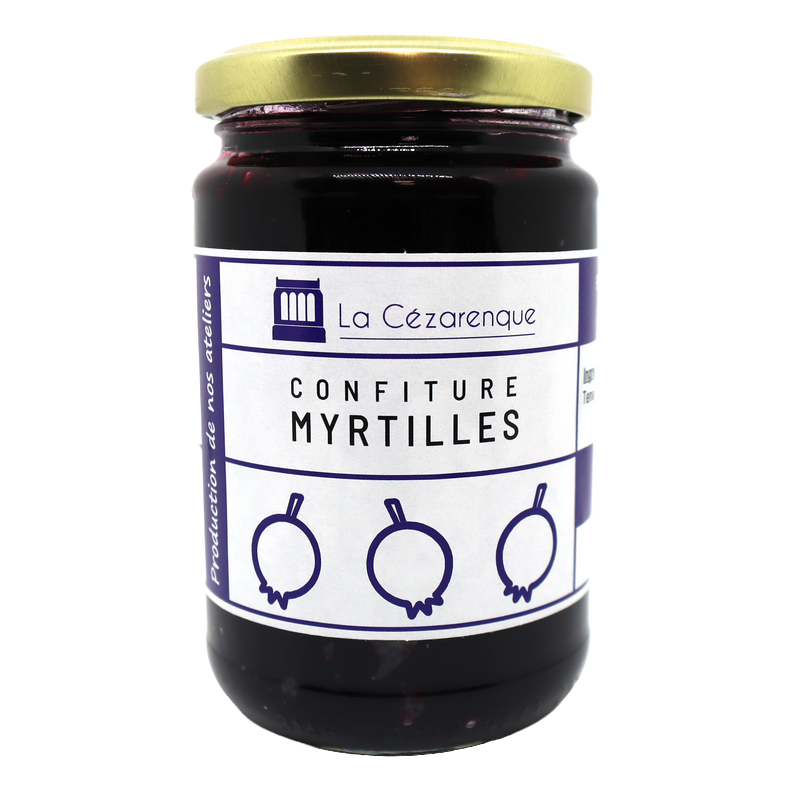 Confiture de myrtilles 360g | Mas des agriculteurs