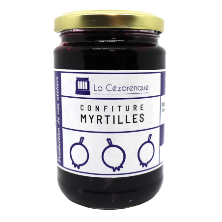Confiture de myrtilles 360g | Mas des agriculteurs