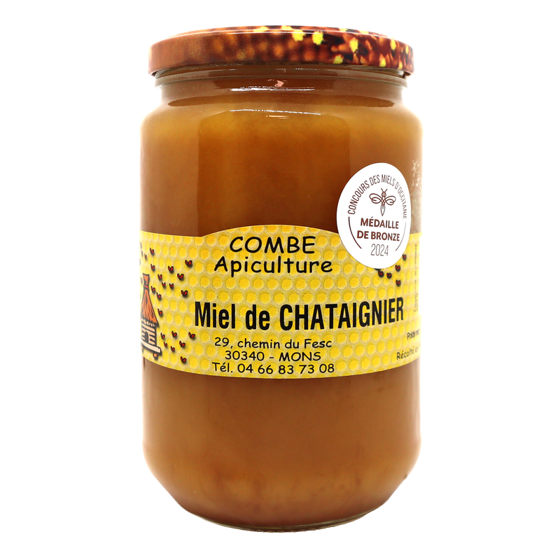 Miel de Châtaignier 1kg | Mas des agriculteurs