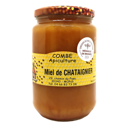 Miel de Châtaignier 1kg | Mas des agriculteurs