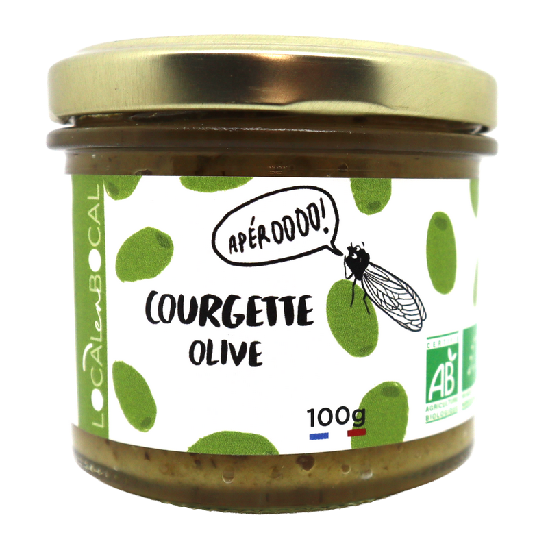 Tartinade Olive courgette et herbes de Provence 100g | Mas des agriculteurs