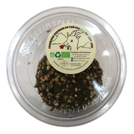 Crottin Ail et Fines Herbes bio 90g | Mas des agriculteurs