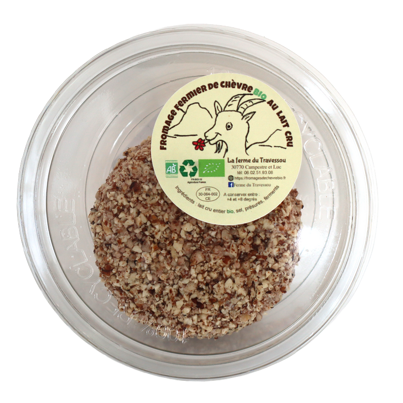 Crottin Noix bio 90g | Mas des agriculteurs