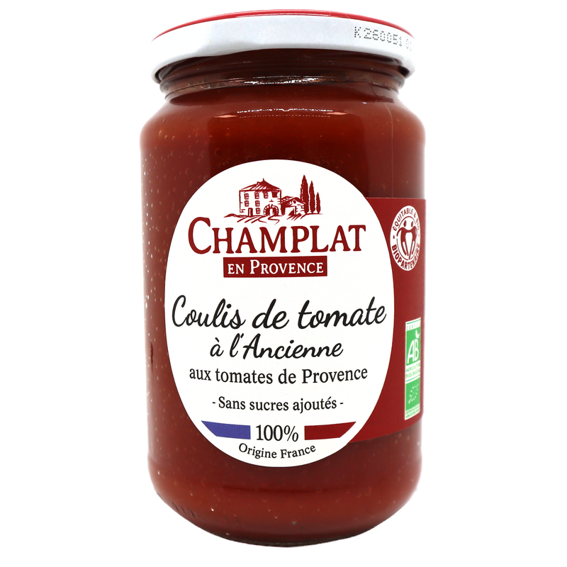 Coulis de tomate à l’ancienne 340g | Mas des agriculteurs