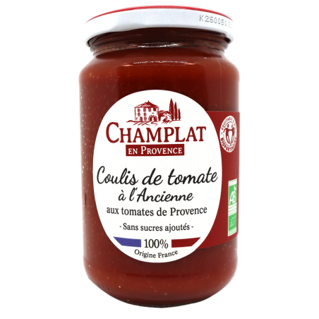 Coulis de tomate à l’ancienne 340g | Mas des agriculteurs